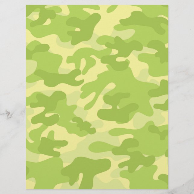 Papier Conception Camo Vert (Devant)