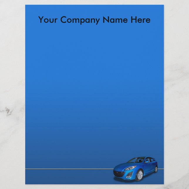 Papier Concessionnaire automobile d'occasion (Devant)