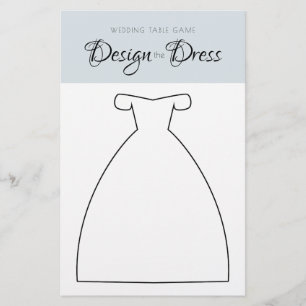 Papier Concevez le jeu de table Mariage habillé noir & bl