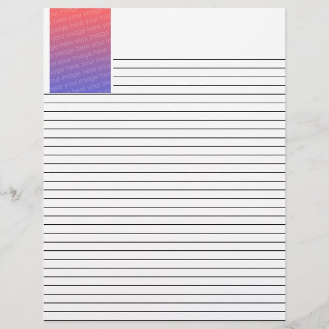 Papier Concevez votre propre (Devant)