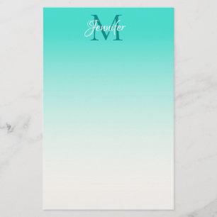 Papier Concevez votre propre Monogramme Ombre personnalis
