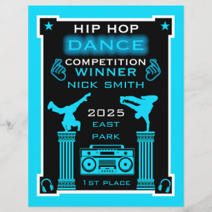 Papier Concours de danse Hip Hop