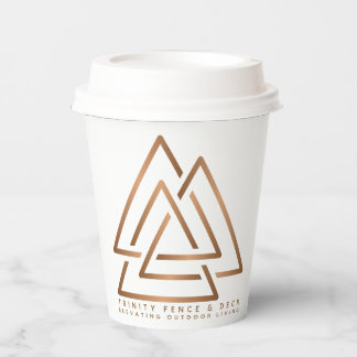 Papier Conçu pour le café. Conçu pour Hustle. Gobelets en