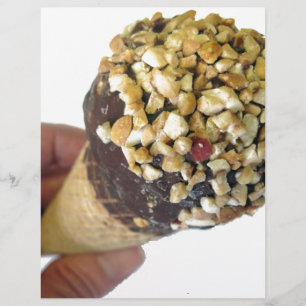 Papier Cône de glace à la noisette