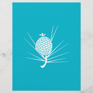 Papier Cône de pin avec aiguilles
