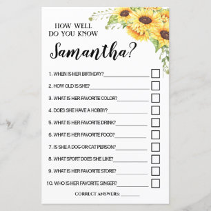 Papier Connaissez-vous bien mariée anglais espagnol jeu