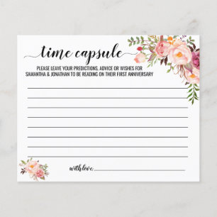 Papier Conseil capsule temps couple douche anglais espagn