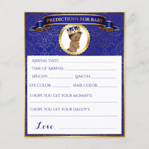 Papier Conseil des Prince Africains Américains Bleu