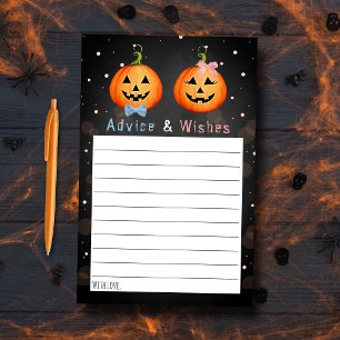 Papier Conseil du Citrouille de Halloween Genre Reveillez