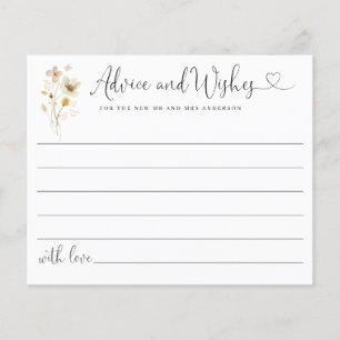 Papier Conseil Élégant Budget Souhaite Floral Fleur sauva