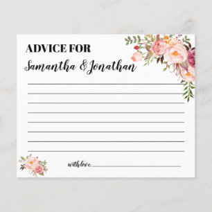 Papier Conseil pour une douche en couple heureux anglais 