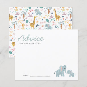 Papier Conseillez À Maman D'Être Safari Elephant Baby sho