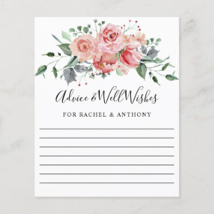 Papier Conseils & Bien Souhaits Rose rose rose rose pâle