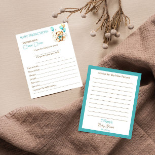 Papier Conseils de prédisposition pour bébé baby shower d