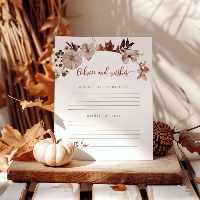 Papier Conseils et souhaits de automne rustiques pour la  (Créateur téléchargé)