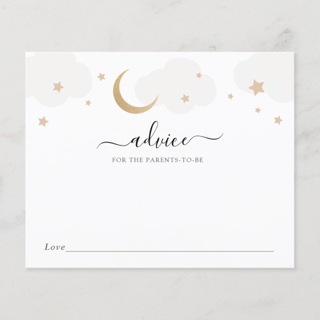Papier Conseils pour bébé sur la lune pour les parents à  (Devant)