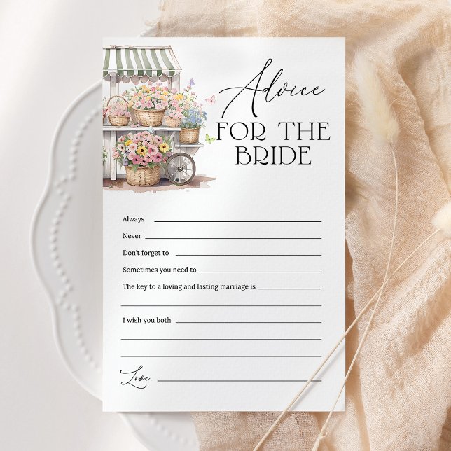 Papier Conseils Pour La Mariée De La Fête des mariées Du  (Créateur téléchargé)