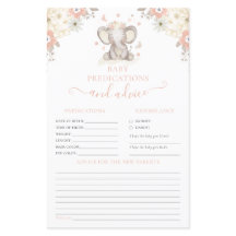 Conseils pour les parents Eléphant Girl Baby showe