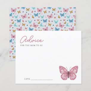 Papier Conseils Pour Maman D'Être Baby shower Papillon