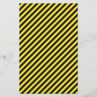 Papier Construction par bandes - Diagonale jaune et noire