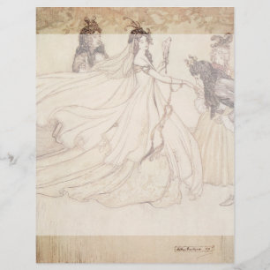 Papier Contes de fées vintages, Cendrillon par Arthur Rac