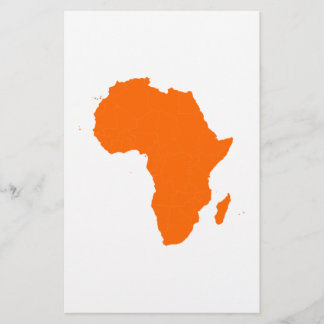 Papier Continent africain