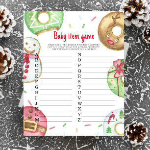 Papier Cookies beignets de Noël - Baby Item Game.