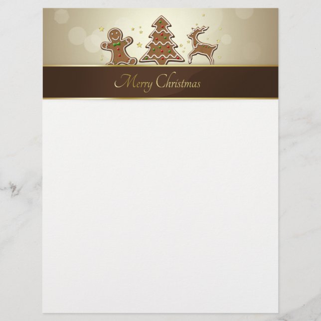 Papier Cookies de pain d'épices (Devant)