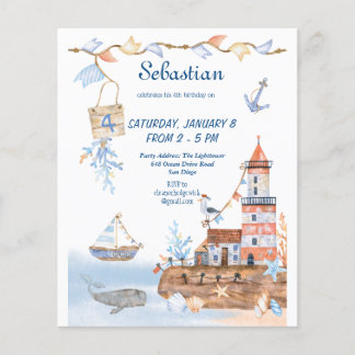 Papier Cool amusant Sun Beach Party Sand Castle Anniversa