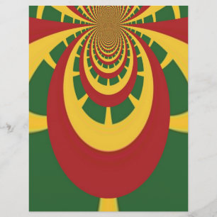 Papier COOL Dernières couleurs rasta de Jamaïque