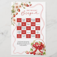Coquette Berry in Love Bingo Games Card