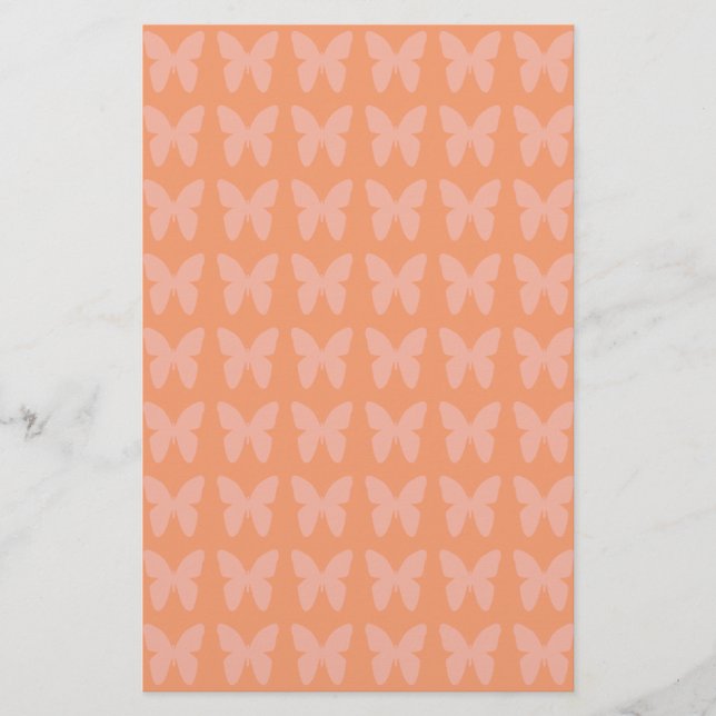 Papier Corail clair Arrière - plan  papillon Motifs (Devant)