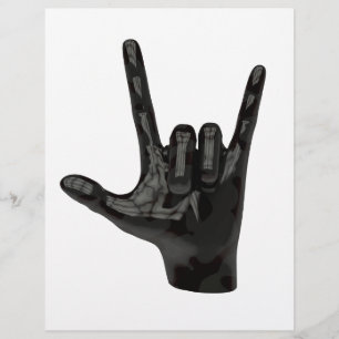 Papier cornes diable main