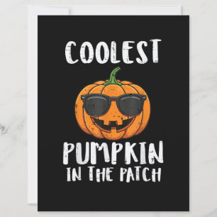 Papier Costume Patch de citrouille le plus cool d'Hallowe