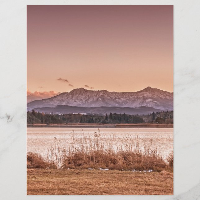 Papier Coucher de soleil (Devant)