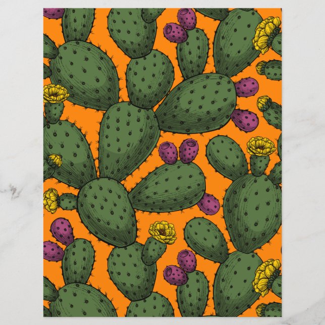 Papier coucher de soleil du désert (Devant)