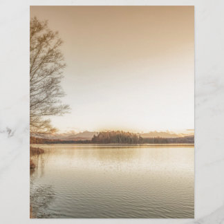 Papier Coucher de soleil sur les Osterseen