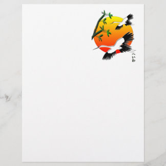 Papier Coucher du soleil au Japon