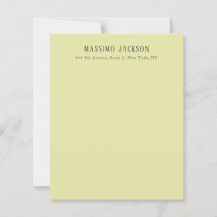 Papier Couleur pastel personnalisée nom minimaliste perso