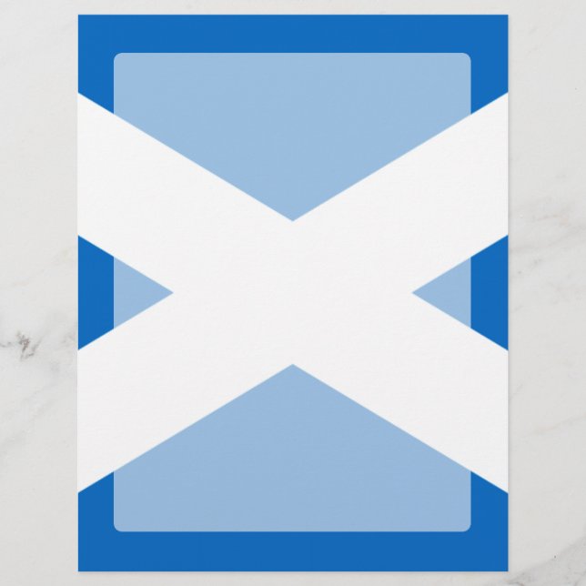 Papier Couleurs écossaises Cross Scotland (Devant)