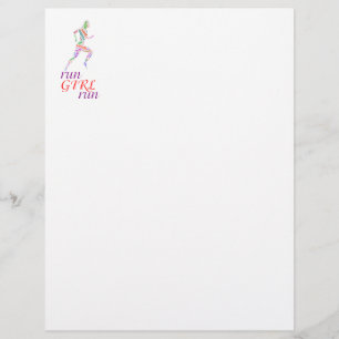 Papier Courez une fille, courez