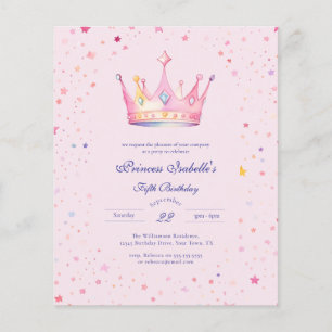 Papier Couronne de Princesse de Budget Conte de Fées 5ème