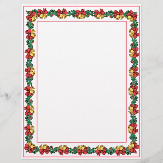 Papier Couronnes de Noël et papier-lettres Garland (Devant)