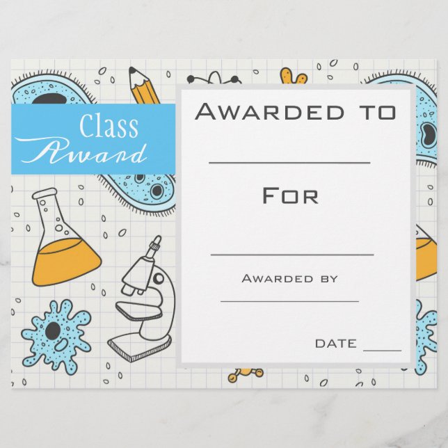 Papier Cours d'études en sciences (Devant)