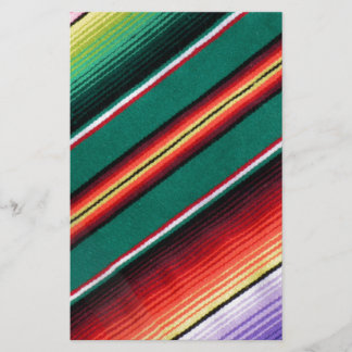 Papier Couverture mexicaine Bande colorée Sud-Ouest