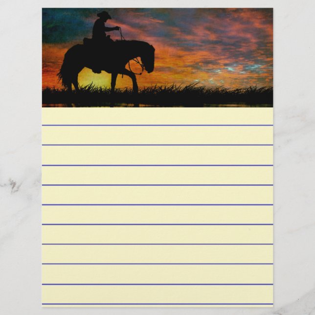 Papier Cowboy (Devant)
