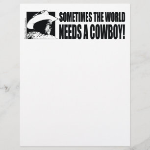 Papier Cowboy George W Bush