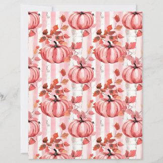 Papier Craft de Pâques Floral Citrouille