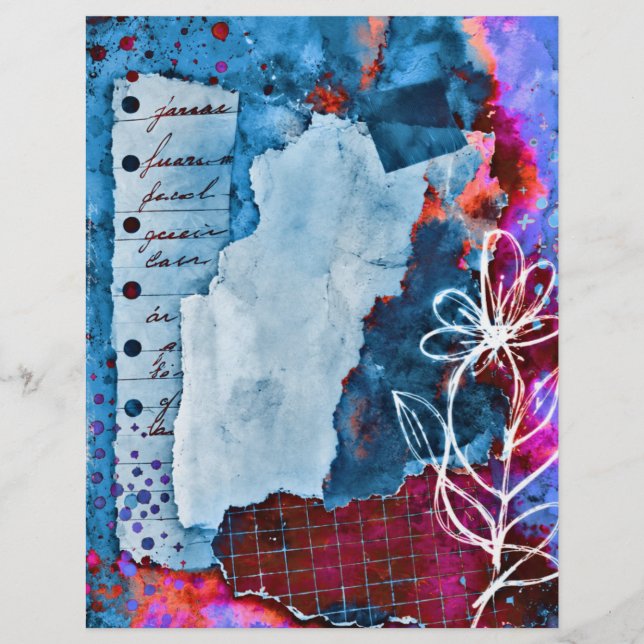 papier craft multi-usage floral  (Devant)