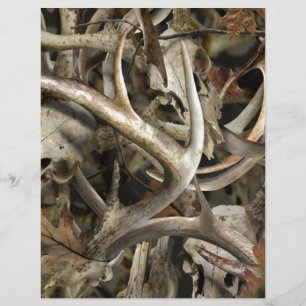 Papier Crânes de cerfs de Camo
